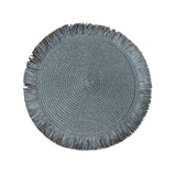 Sousplat Palha com Franjas- Várias Cores