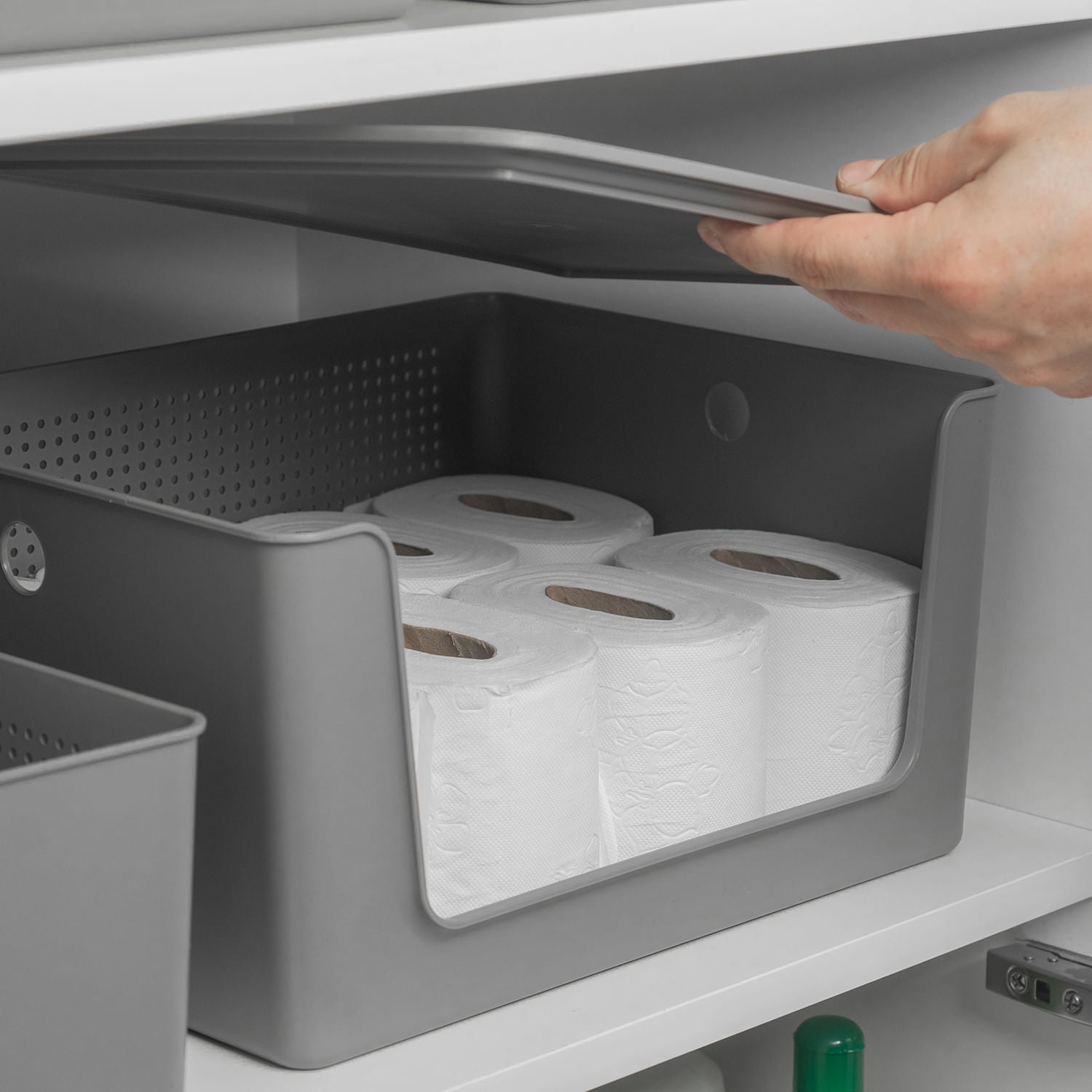 Tampa cesto Ou 8,2L, 12l e 16L Linha Flow