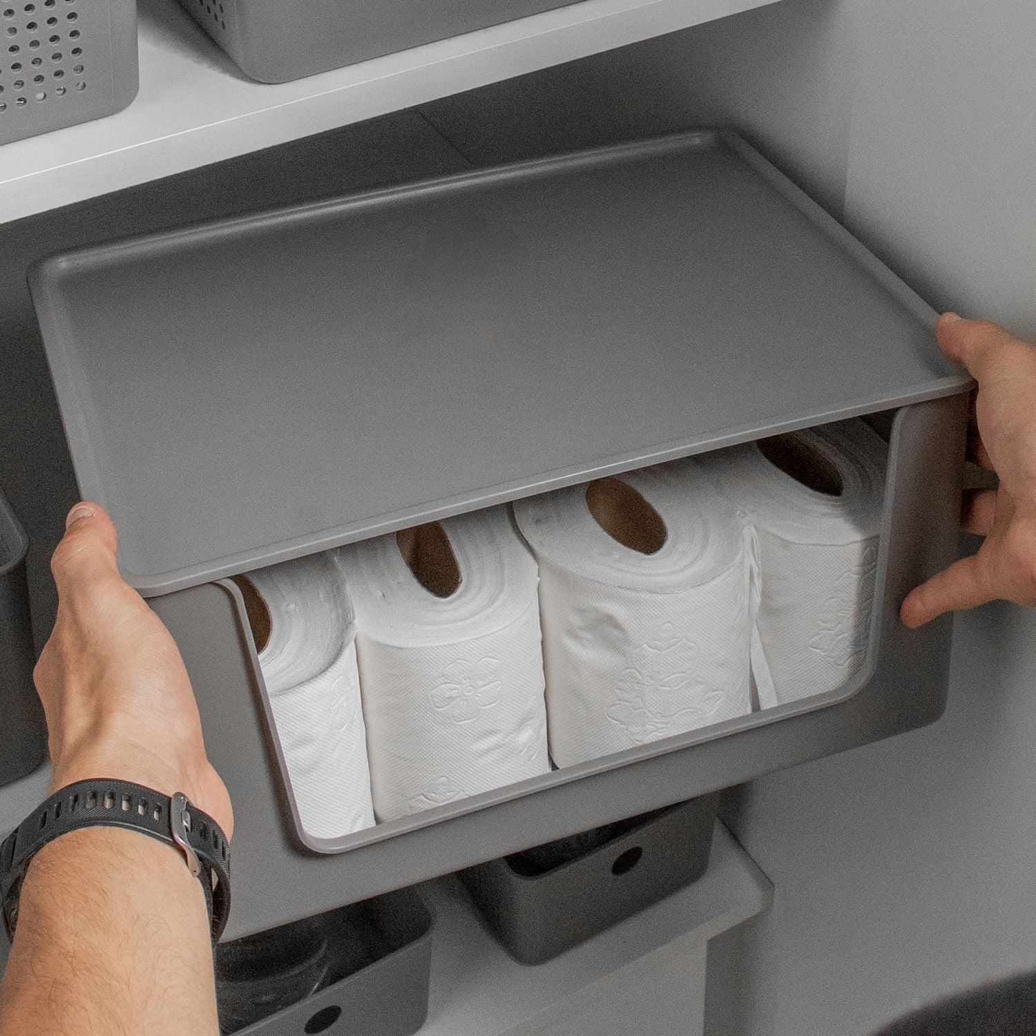 Tampa cesto Ou 8,2L, 12l e 16L Linha Flow