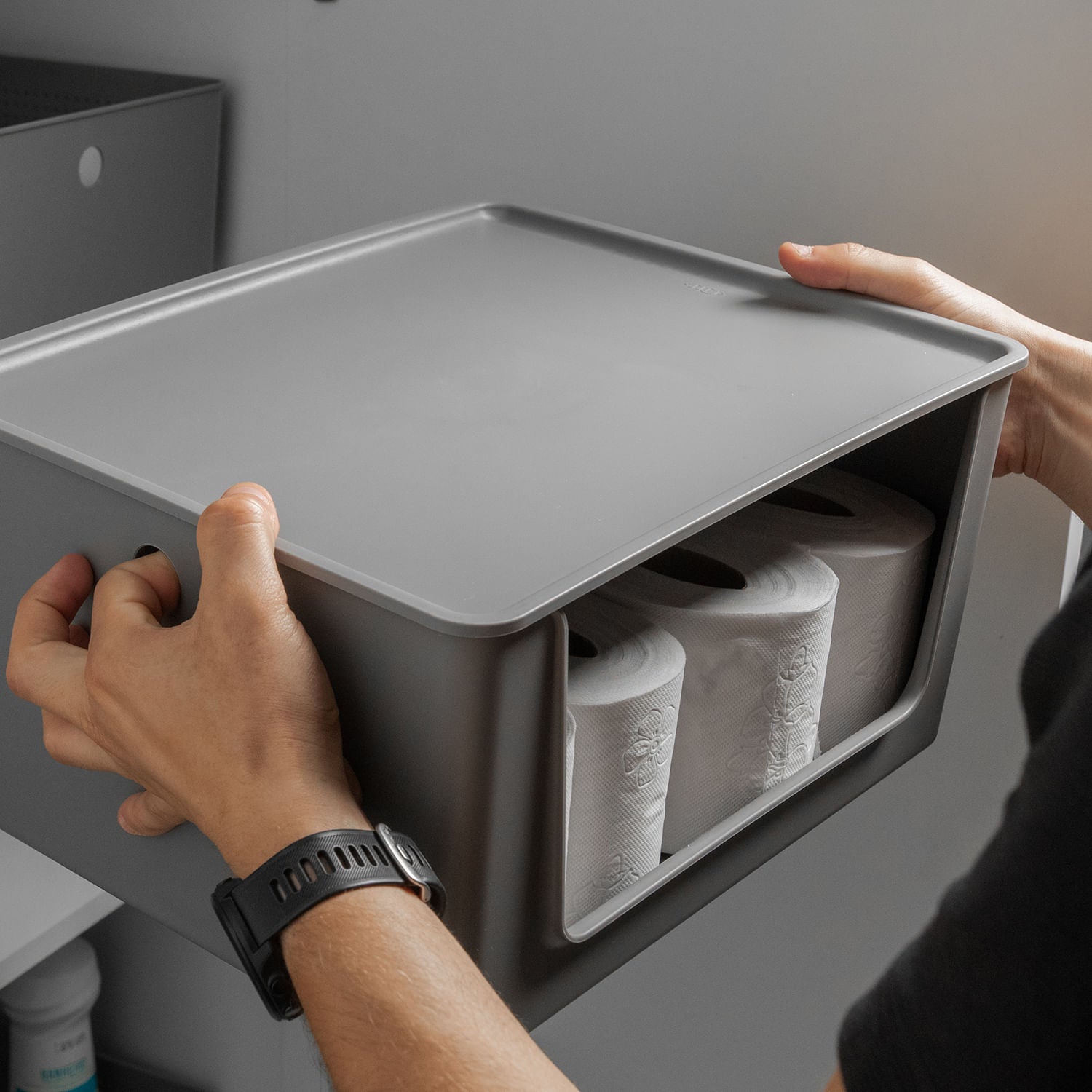 Tampa cesto Ou 8,2L, 12l e 16L Linha Flow