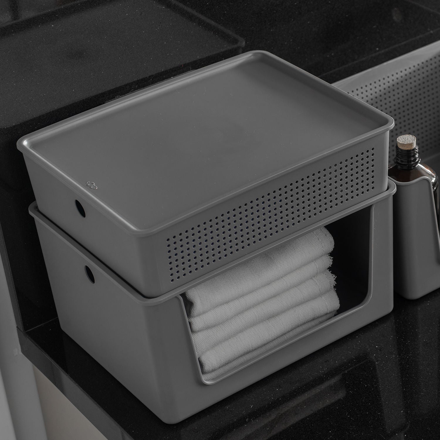 Tampa cesto Ou 8,2L, 12l e 16L Linha Flow