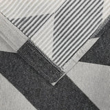 Tapete Alegria AntiDerrapante - Cinza/Branco