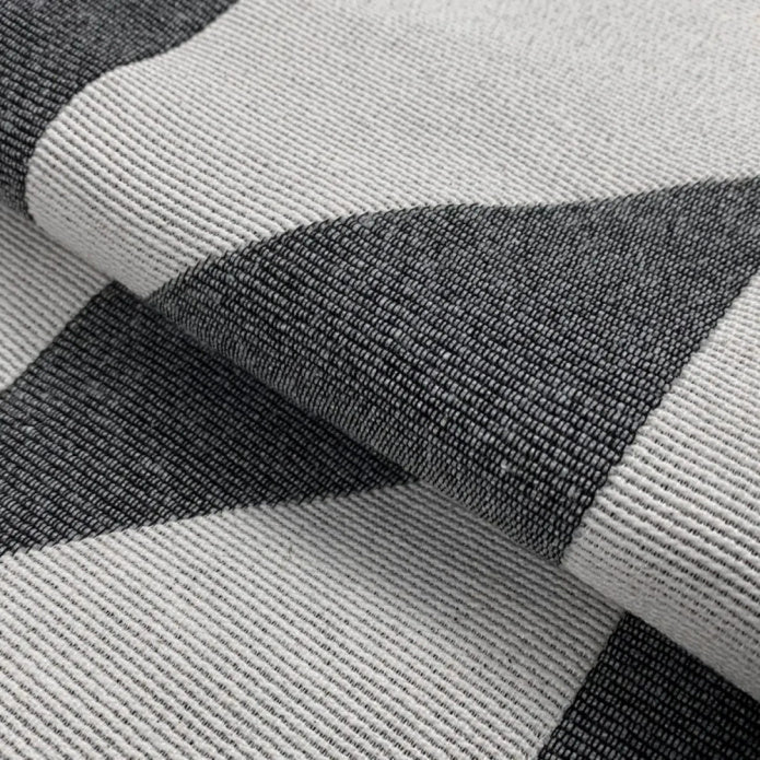 Tapete Alegria AntiDerrapante - Cinza/Branco