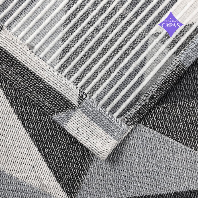 Tapete Eros AntiDerrapante - Cinza Cru