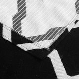 Tapete Euphoria AntiDerrapante - Preto/Branco