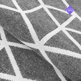 Tapete Spirit AntiDerrapante - Cinza/Branco