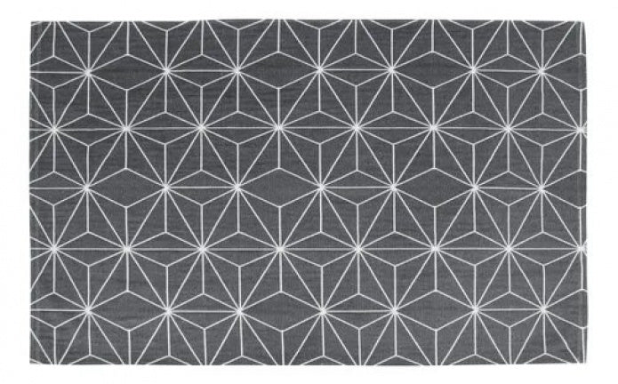 Tapete Stella AntiDerrapante - Cinza