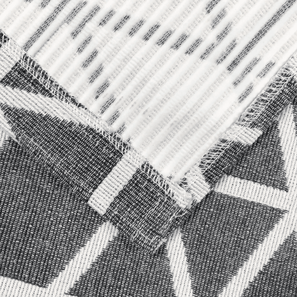 Tapete Spirit AntiDerrapante - Cinza/Branco