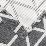 Tapete Spirit AntiDerrapante - Cinza/Branco